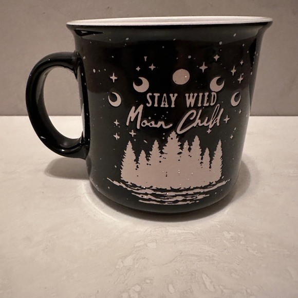 Mrkt Other - "Stay Wild Moon Child" Black Ceramic Mug, 16 oz. MRKT brand